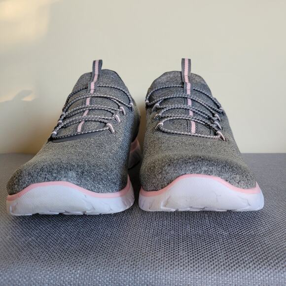 EUC Athletic Works WWAW41CA007L Women's 10W Bungee Slip On Walking Sneaker - Picture 6 of 11